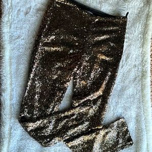 Gold Sequin Pants